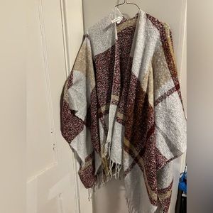 Cozy fall shawl